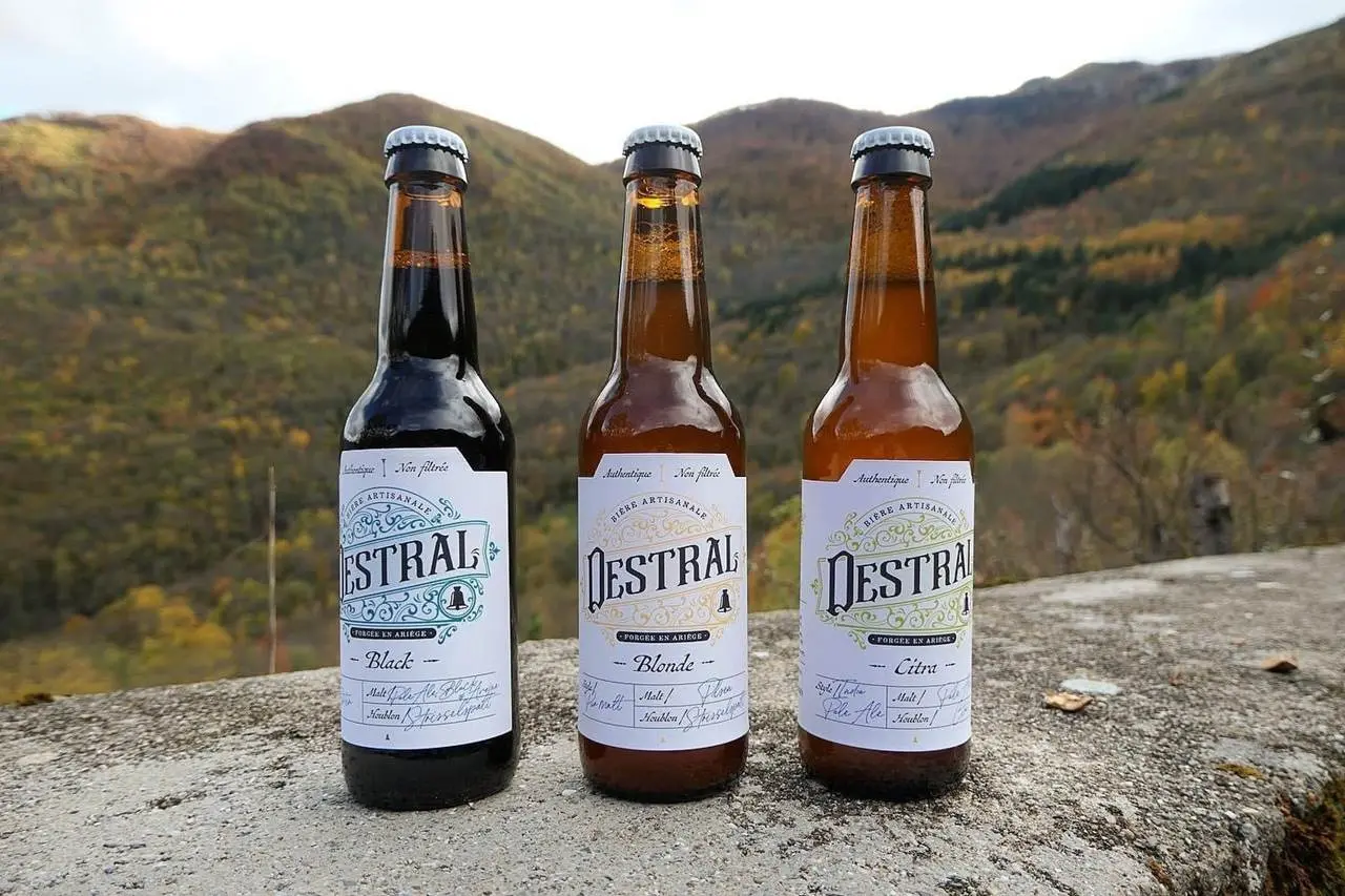 3 bières: Blonde, Black, Citra