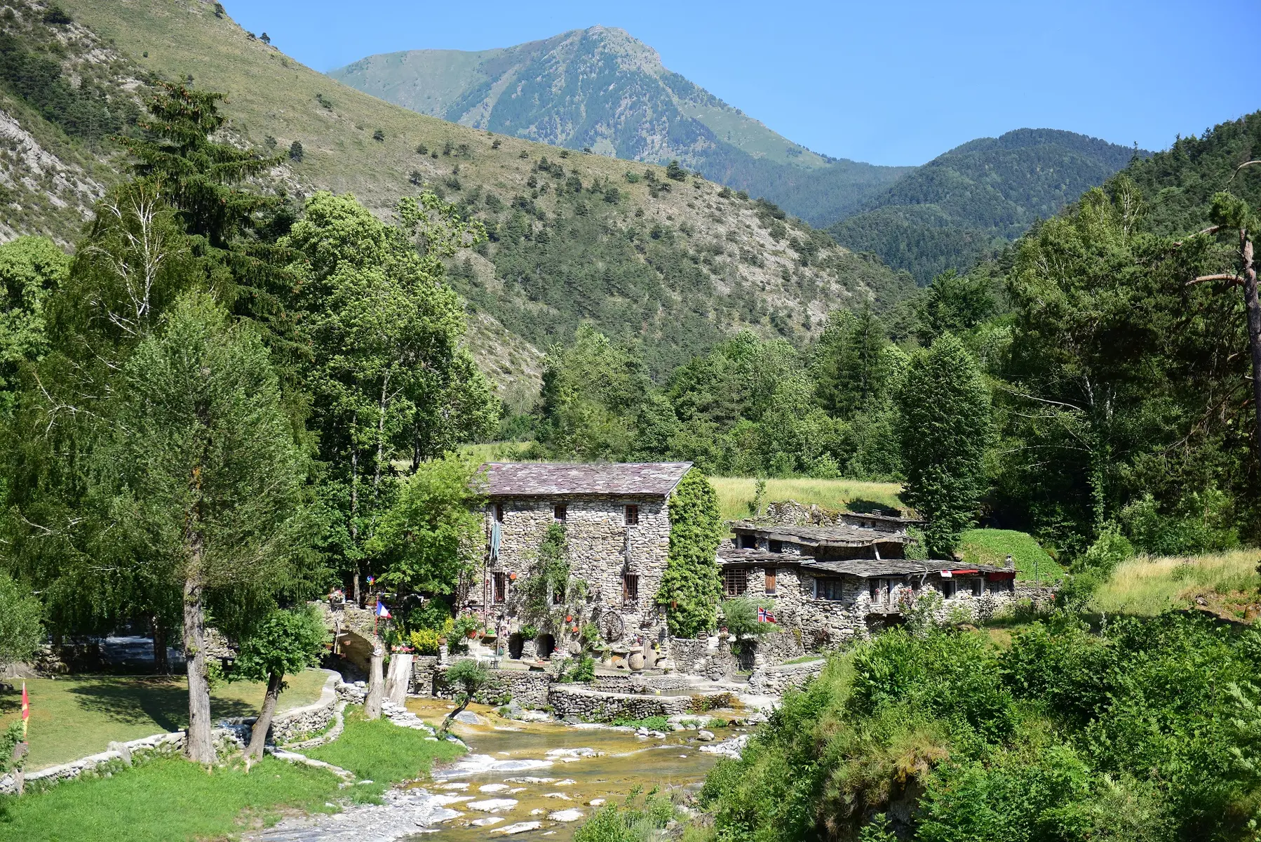 Vue sur moulin