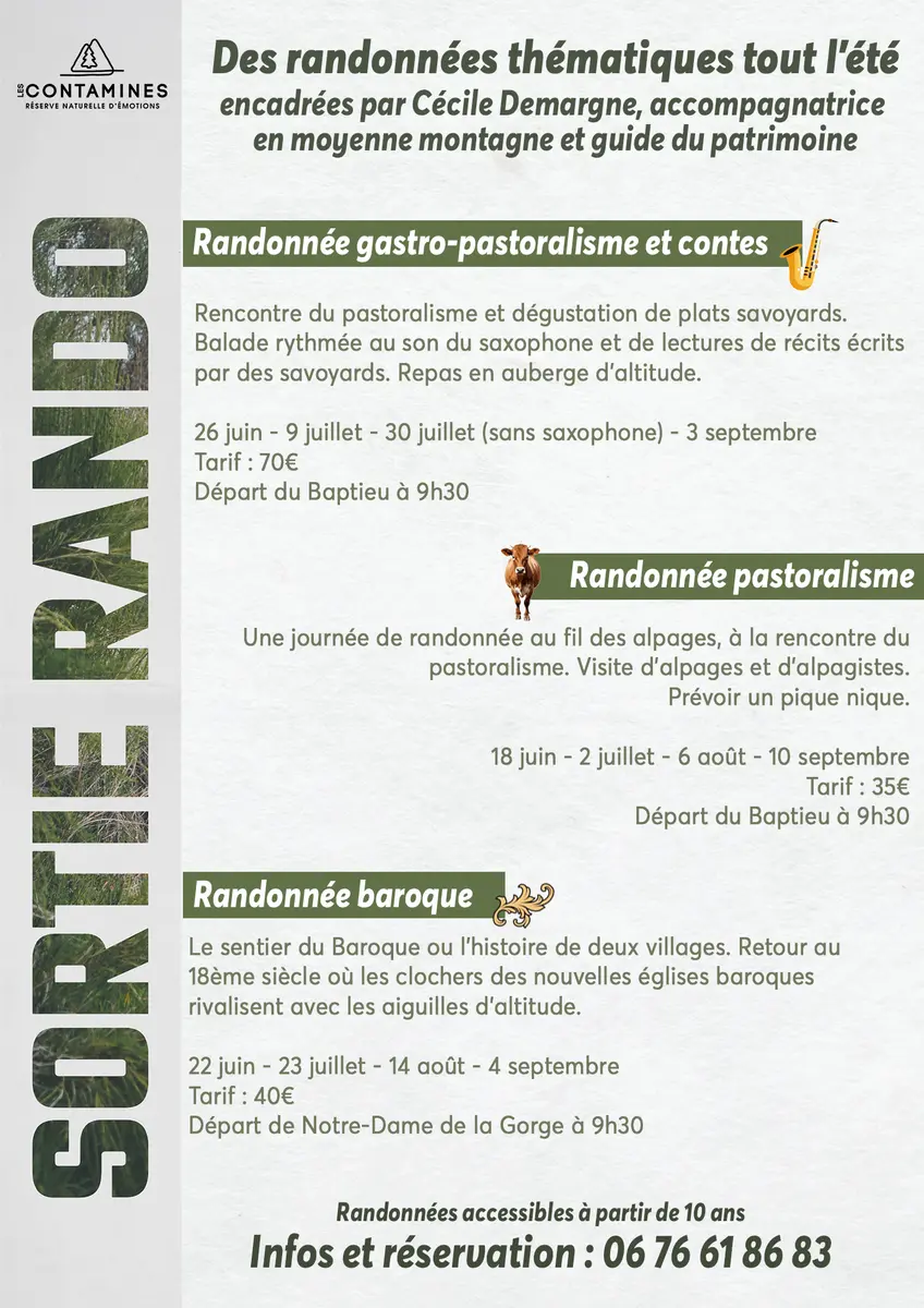 Randonnée gastro pastoralisme et contes_Les Contamines-Montjoie