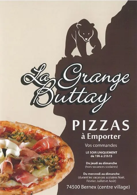 Flyer du restaurant