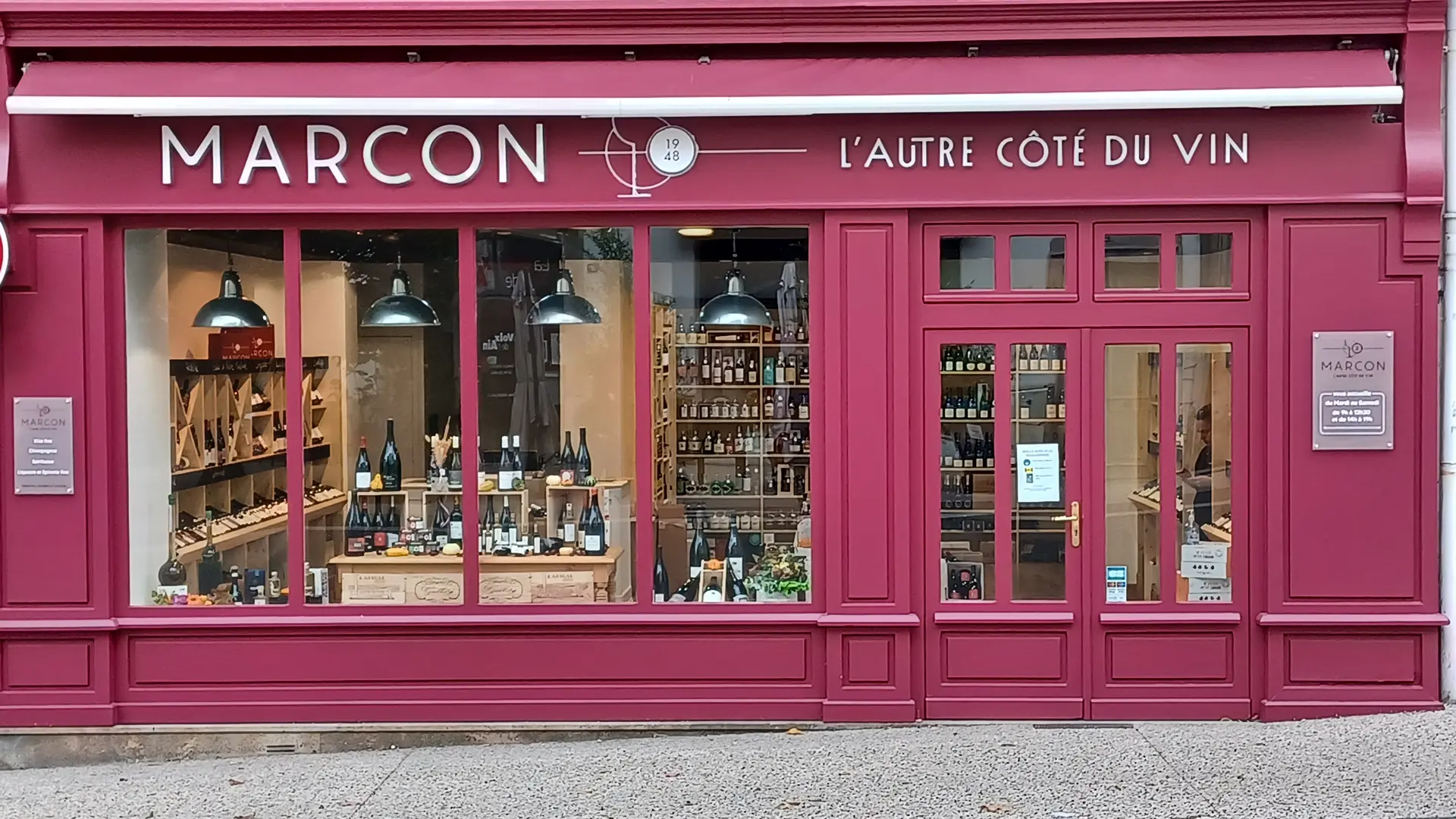 Façade de la Cave Marcon
