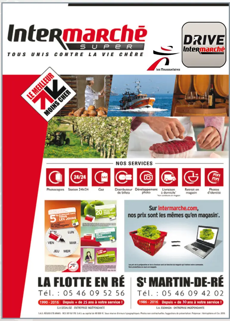 The Intermarché stores on the island