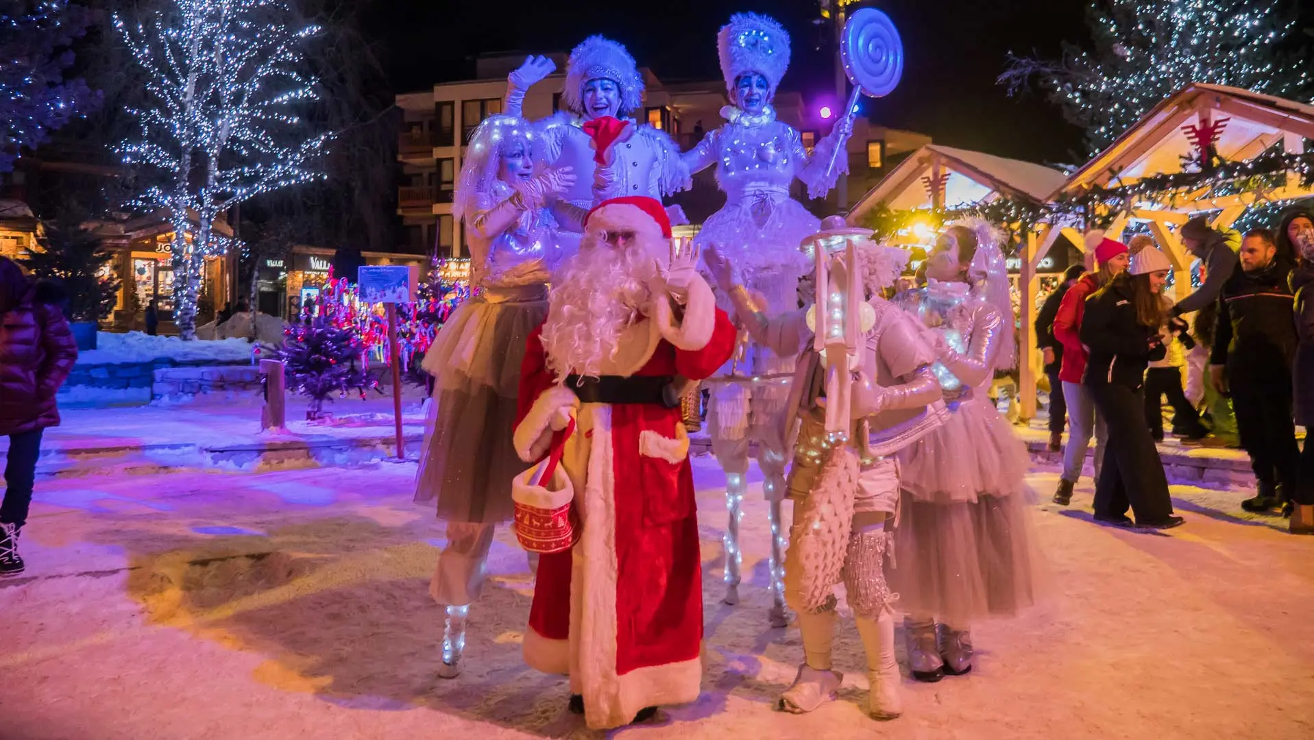 L'arrivée du Père Noël_Val-d'Isère