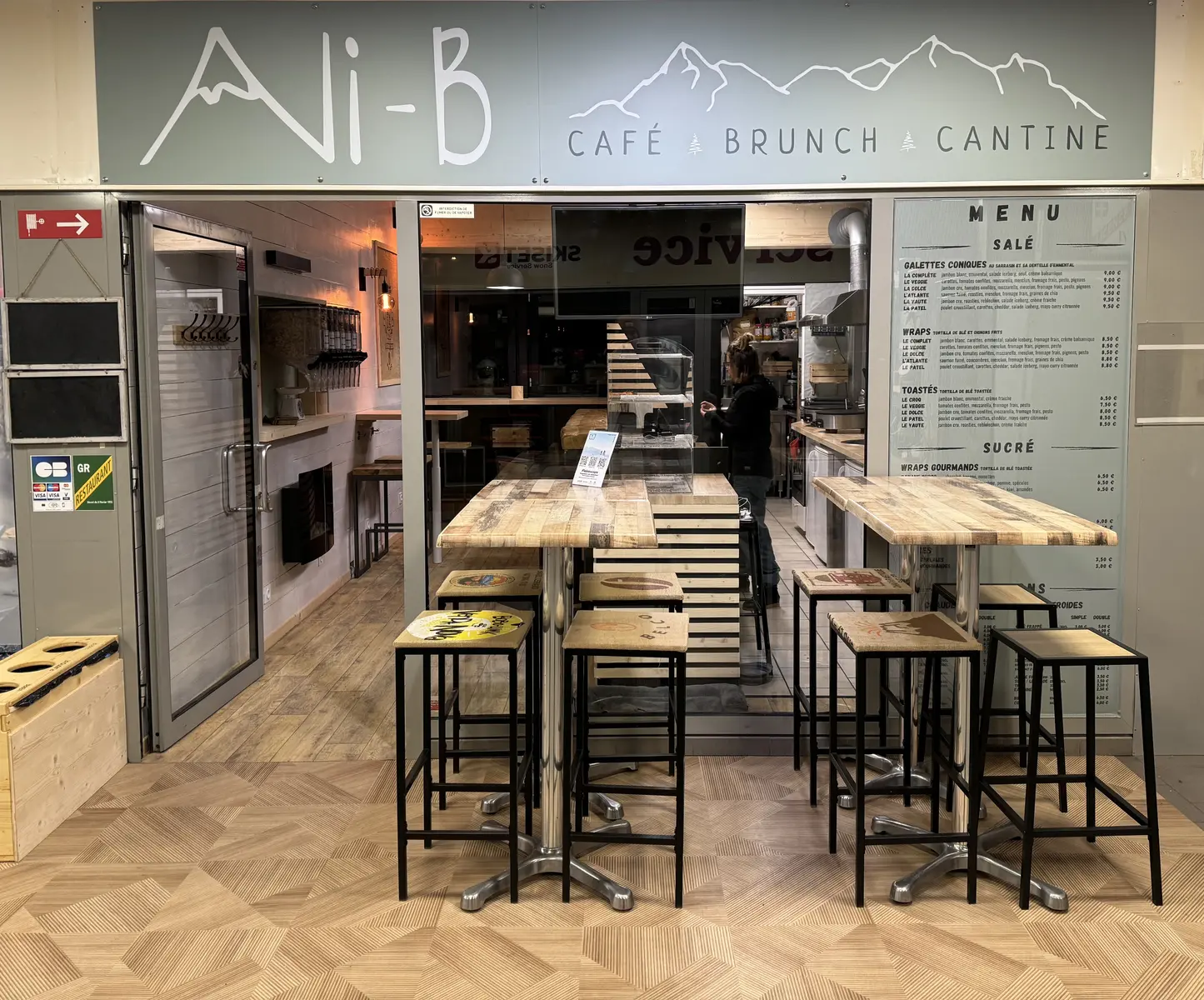 Front of the restaurant