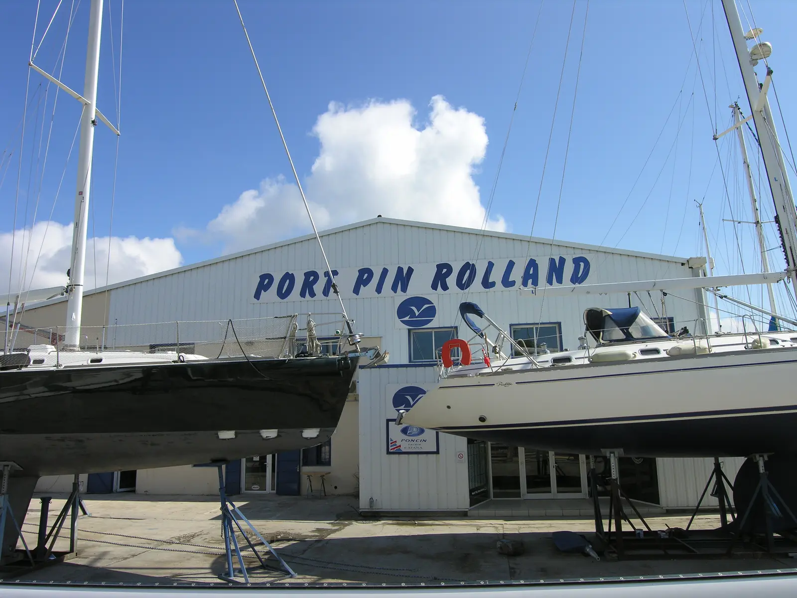 dans la baie du Lazaret