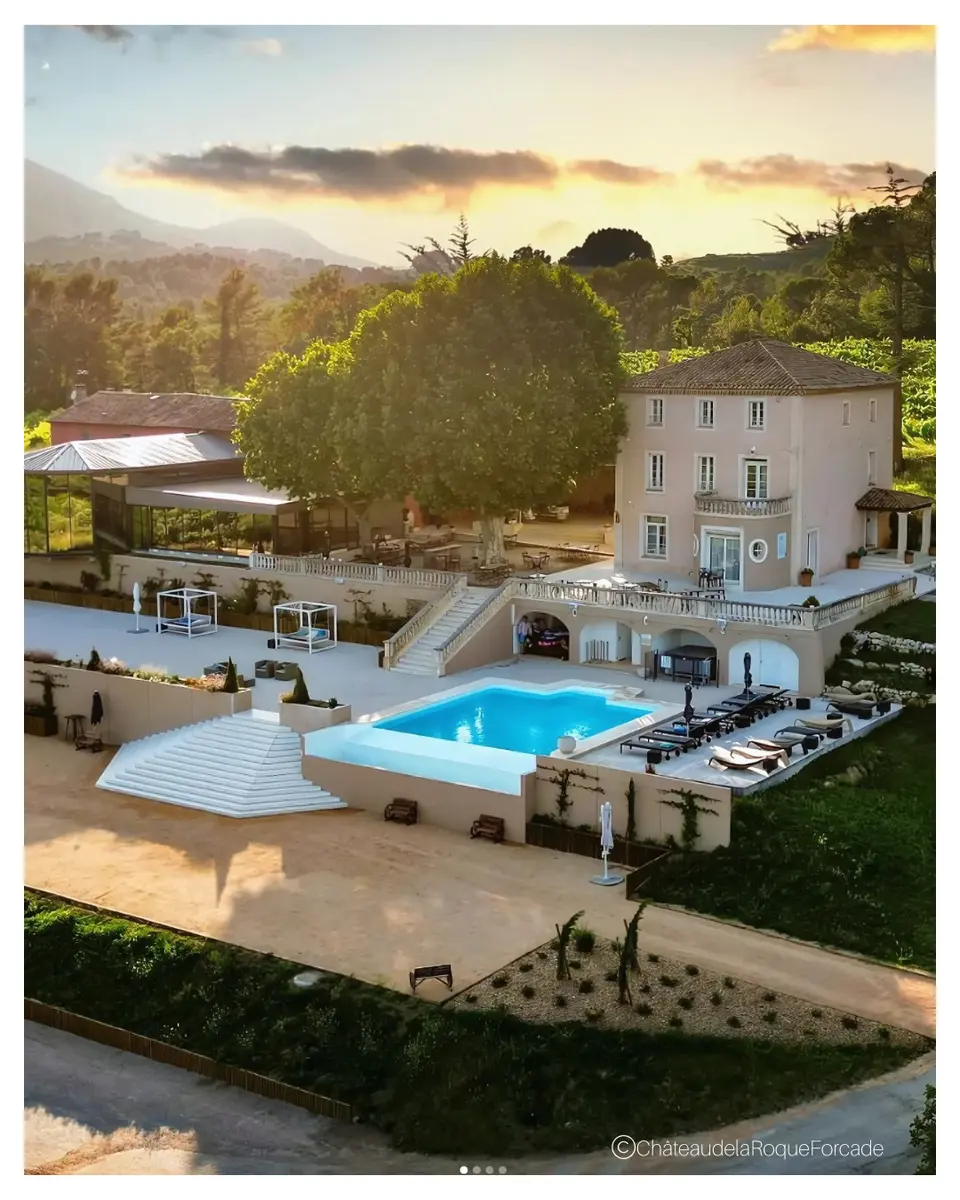 Piscine Vue aérienne