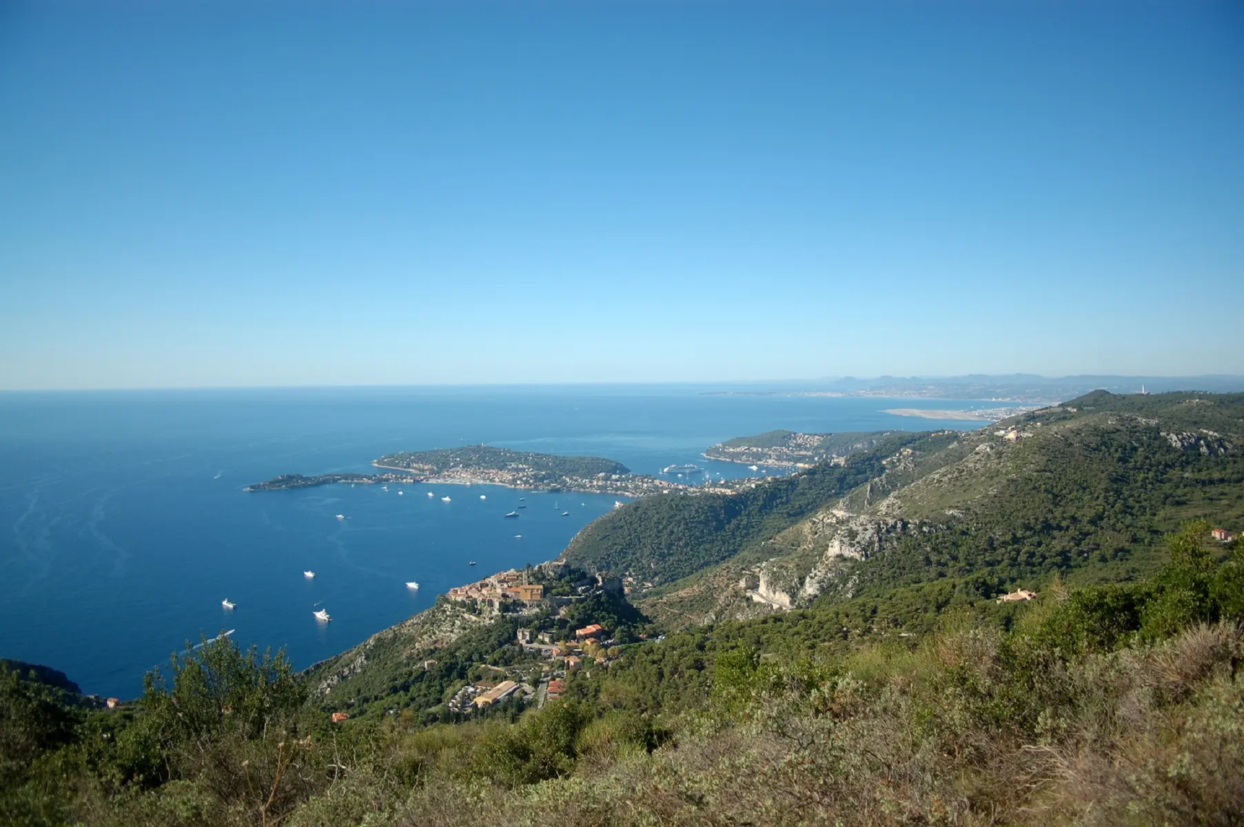 Panorama on the French Riviera