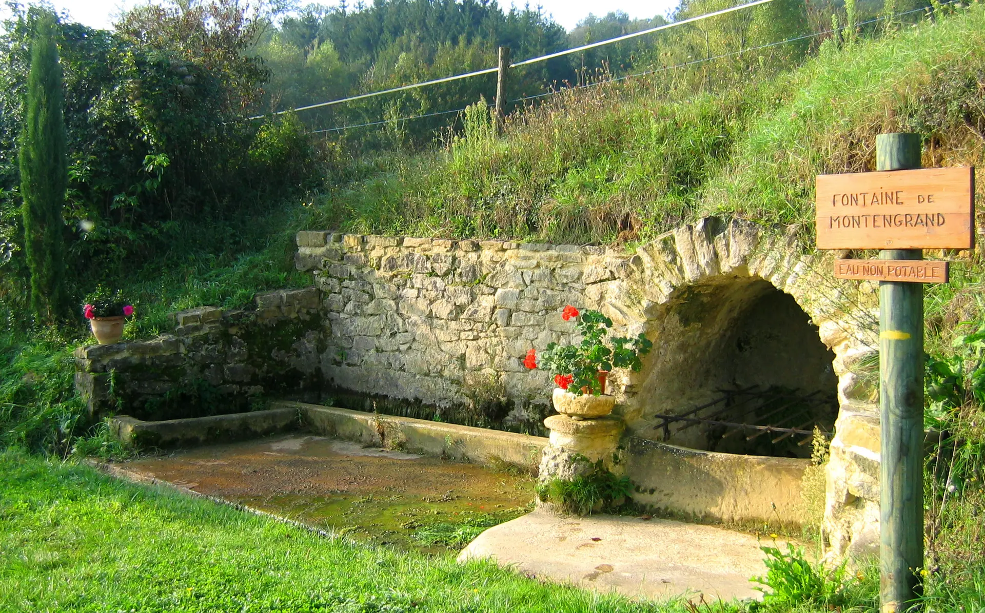 Une fontaine