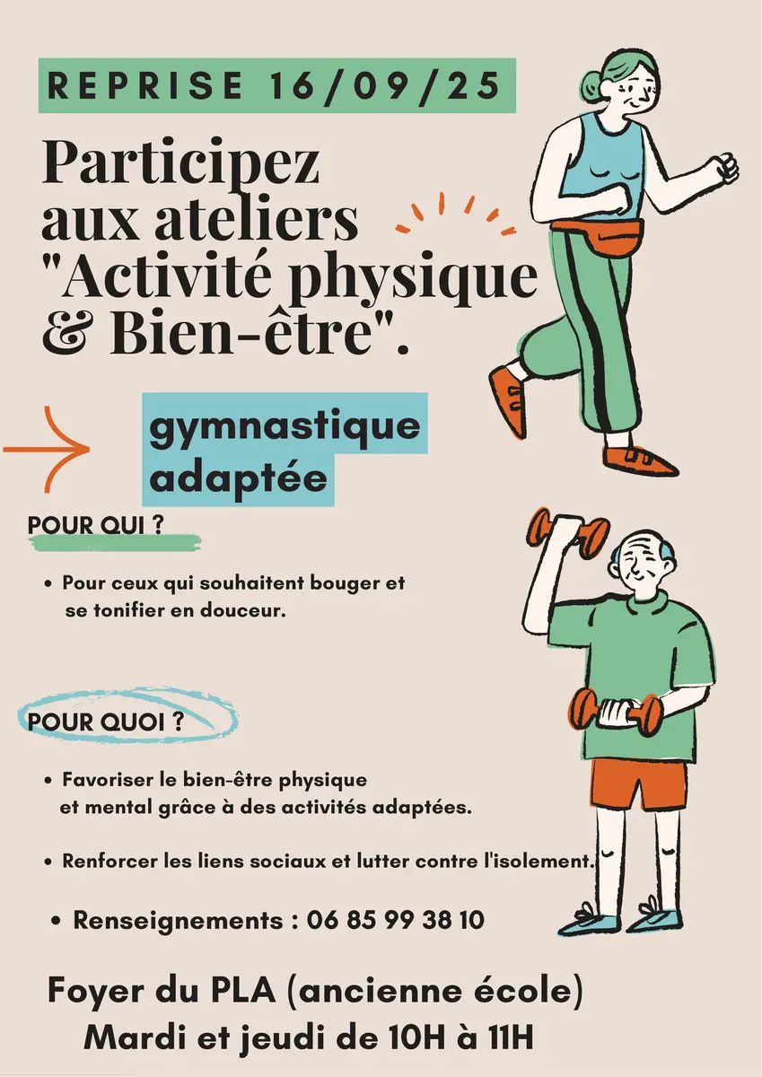 affiche activité