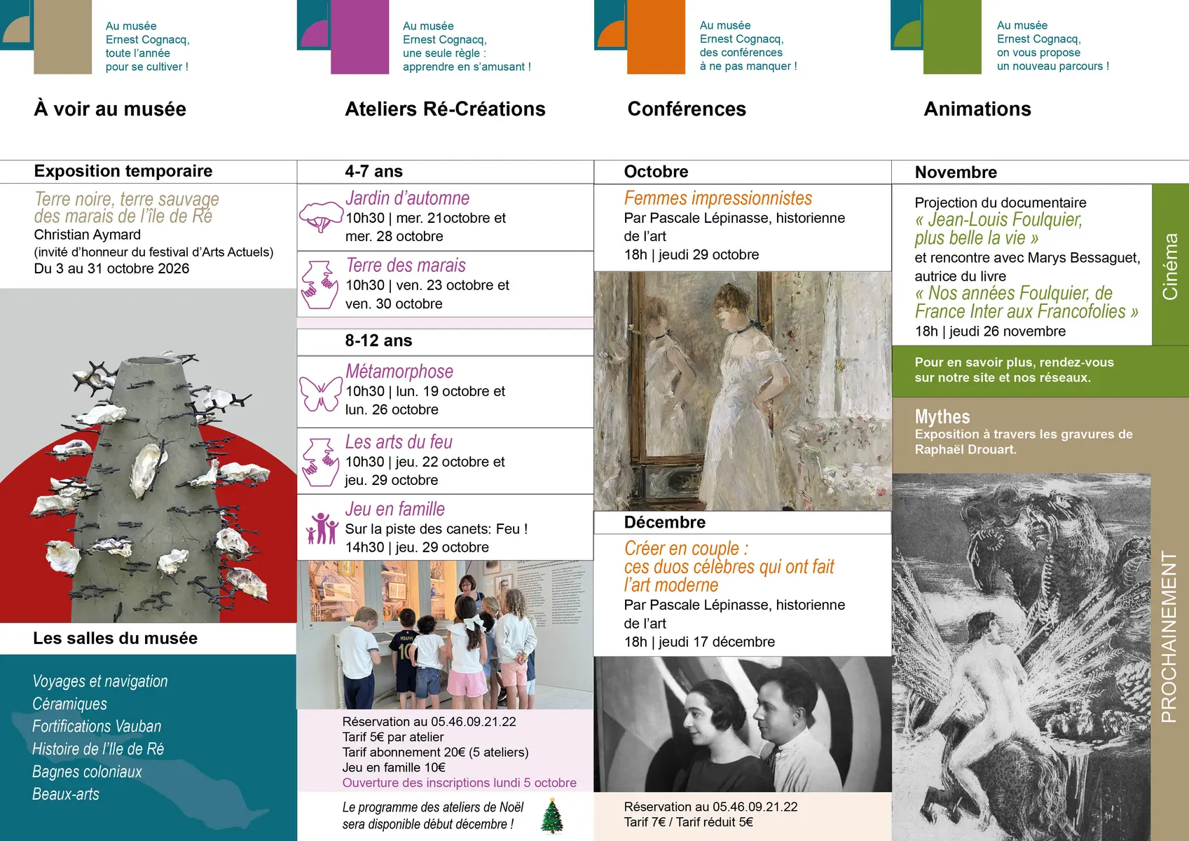 Les Ateliers Ré-Créations du Musée Ernest Cognacq_Saint-Martin-de-Ré