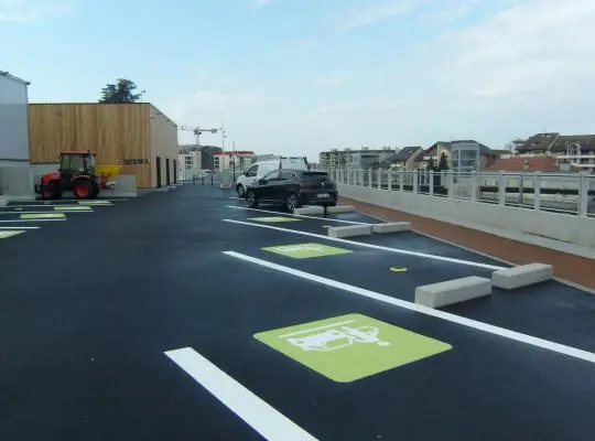 Le parking Effia de la gare de Thonon
