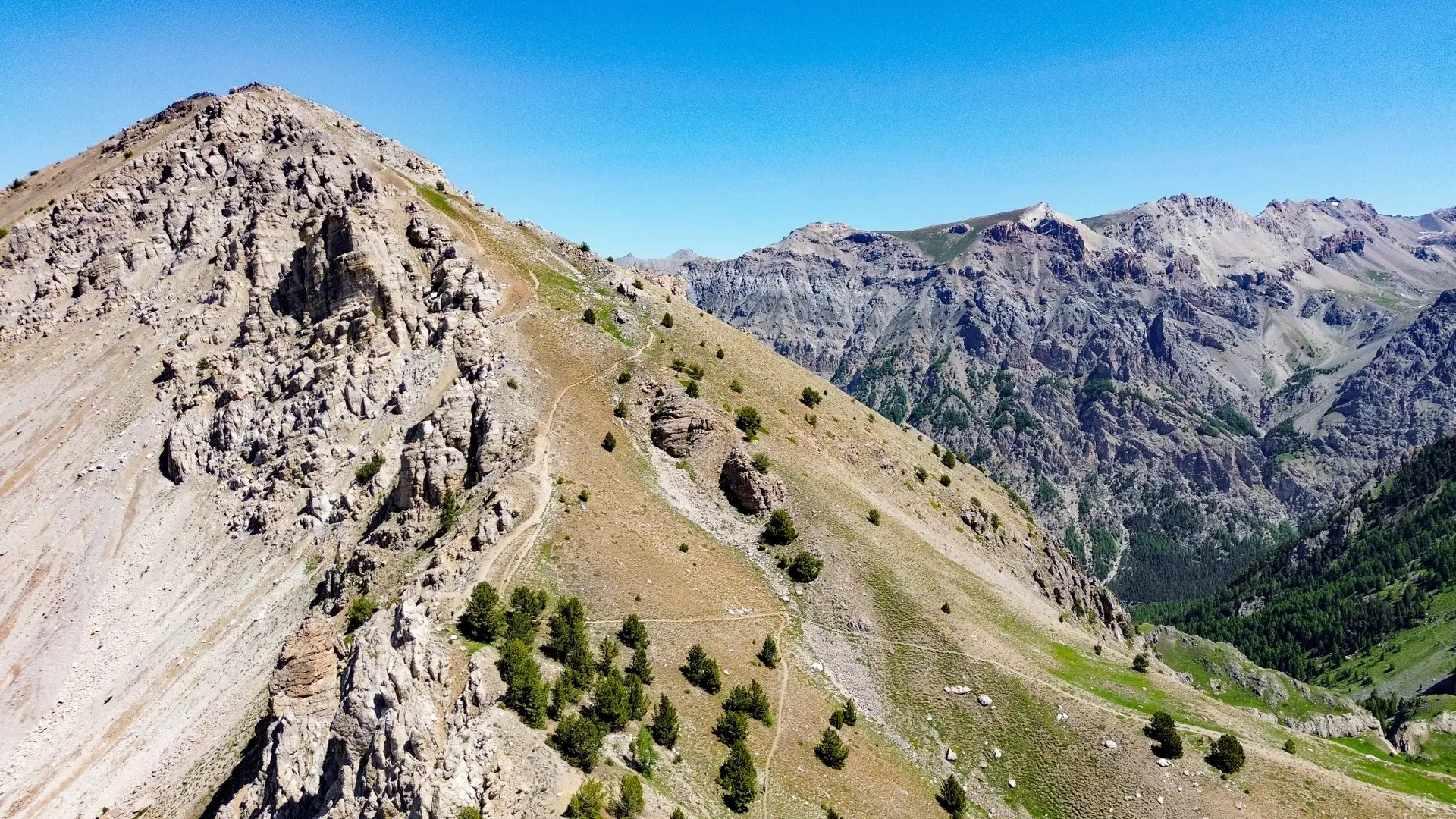 Crêtes de Vars par la Pinée