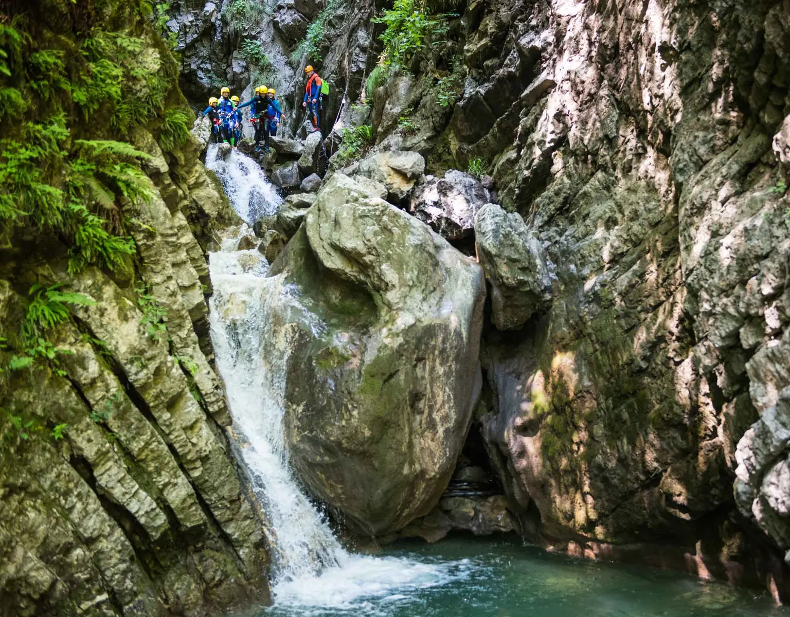 toboggan du canyon de Montmin