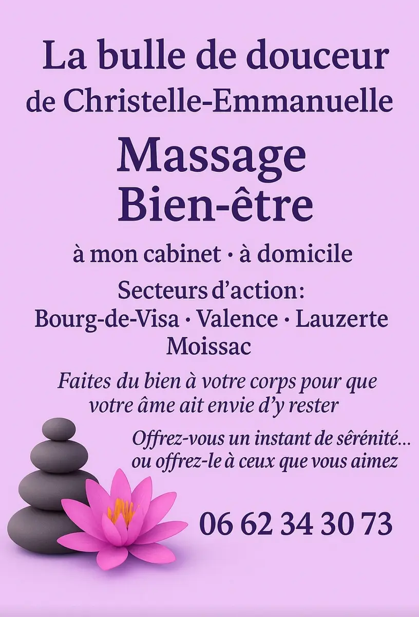 Les Massages de Christelle - affiche
