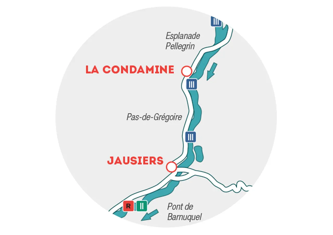 Parcours d'eau vive Haute-Ubaye