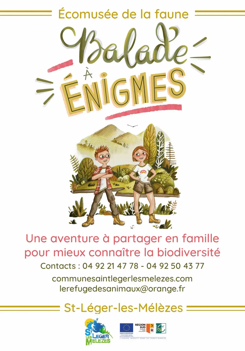 Balade à énigmes à St Léger-les-Mélèzes