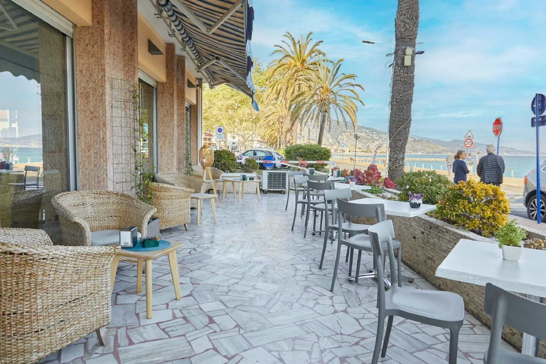 Terrasse du restaurant