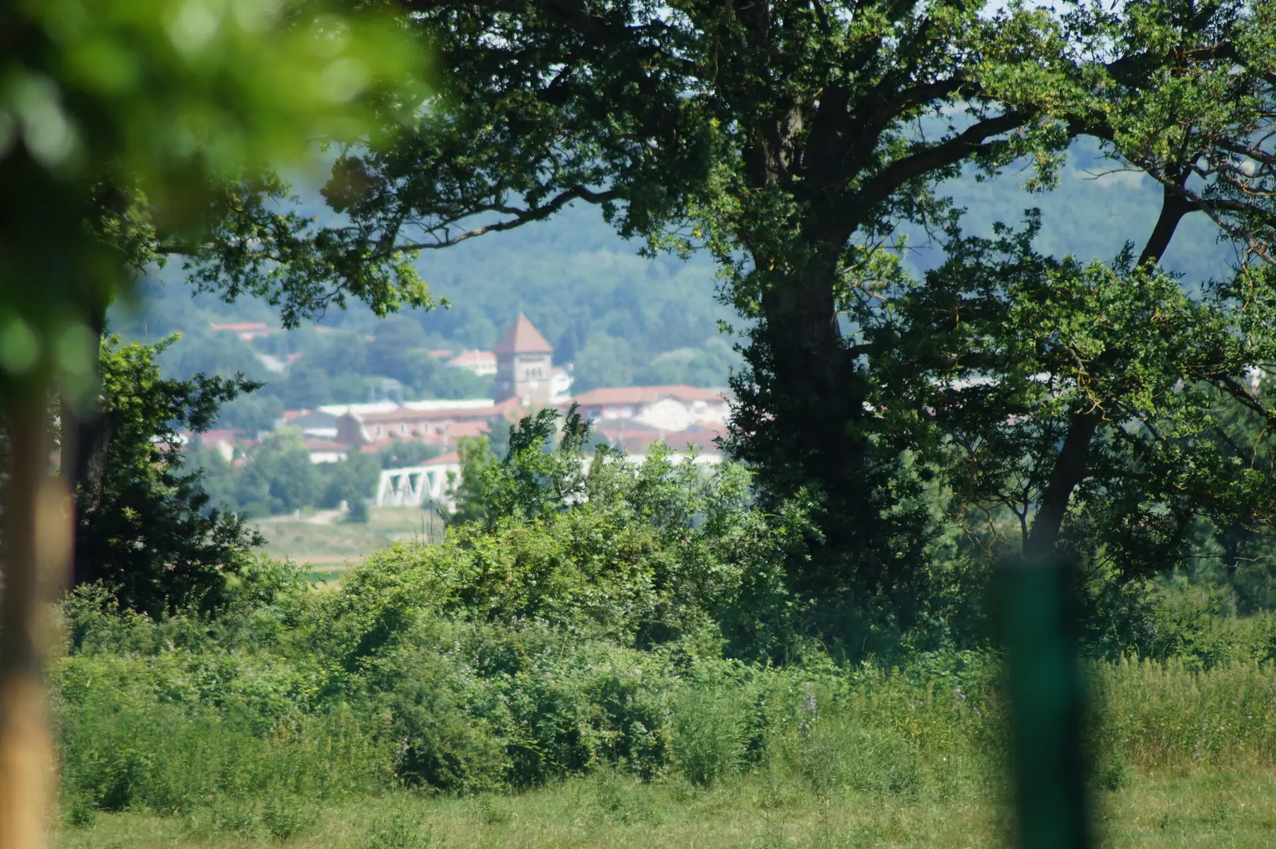 Vue de la commune de Balbigny