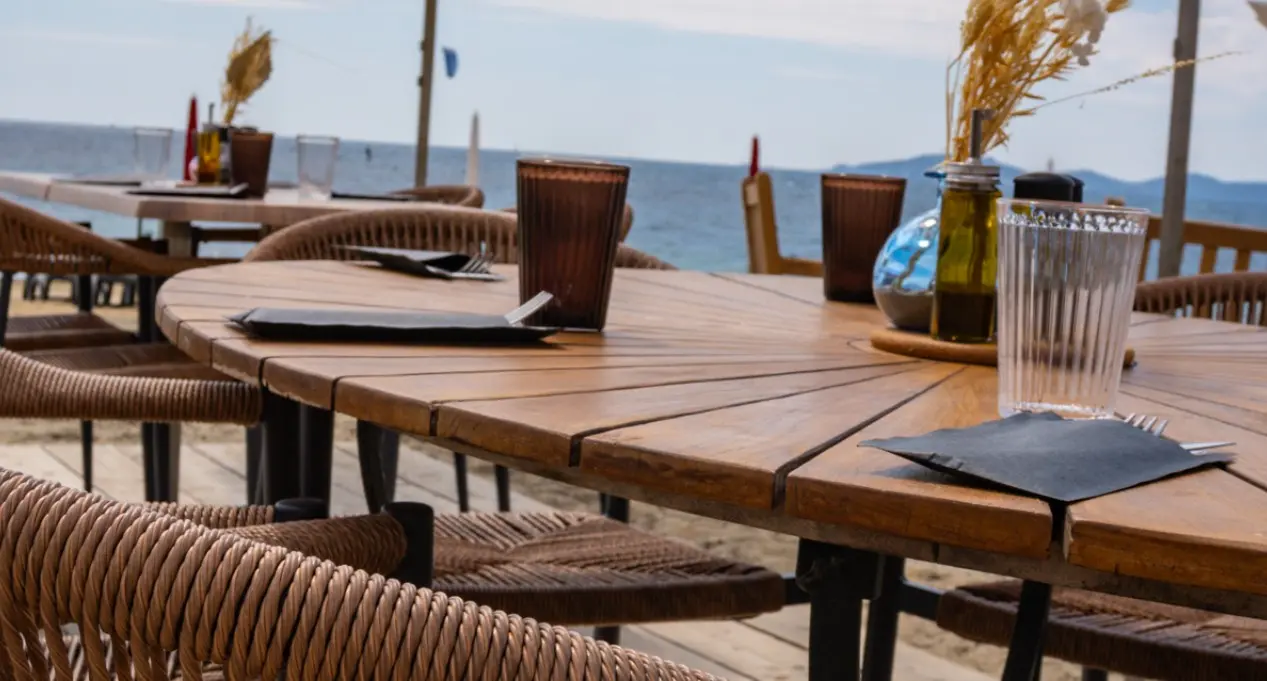 Restaurant et plage privée à La Londe