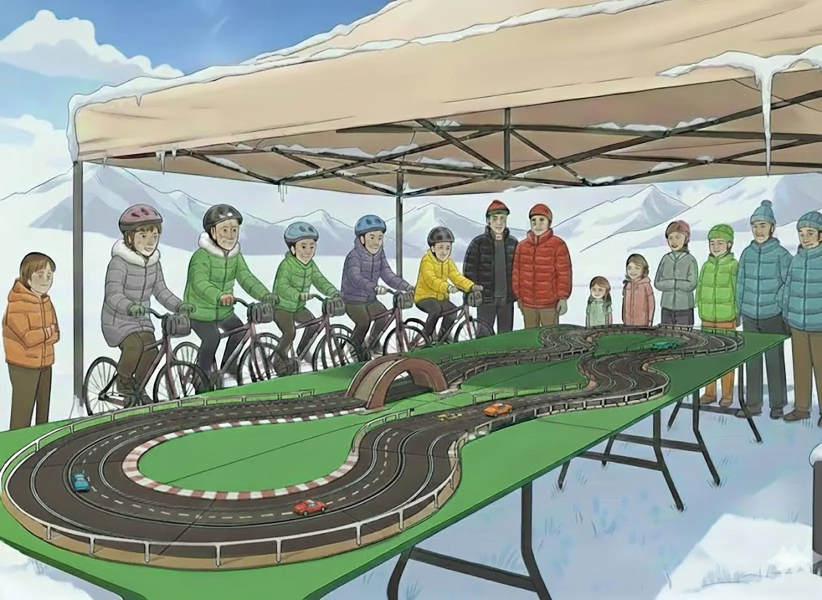 Activité pédalo car