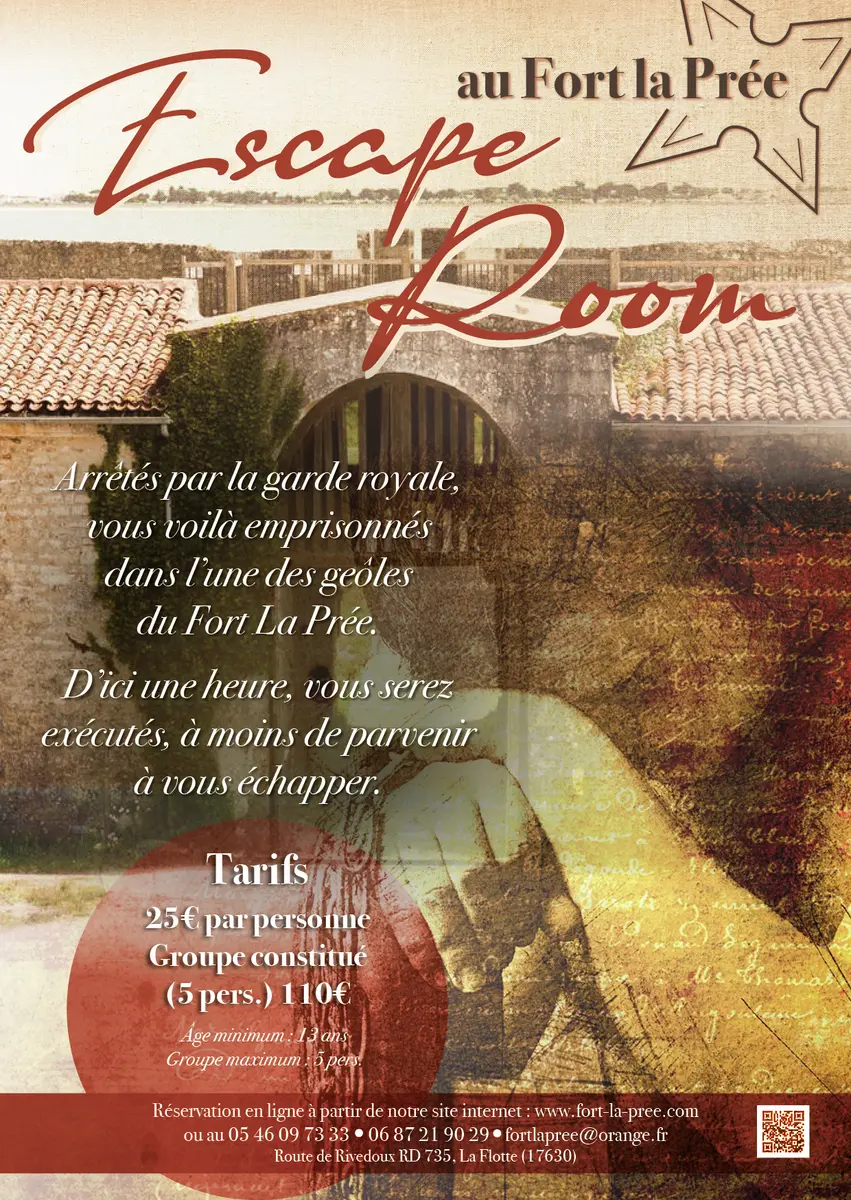 Affiche de l'escape room