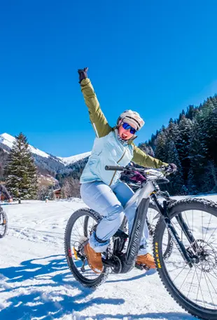 Découvrez Megève à VTT électrique