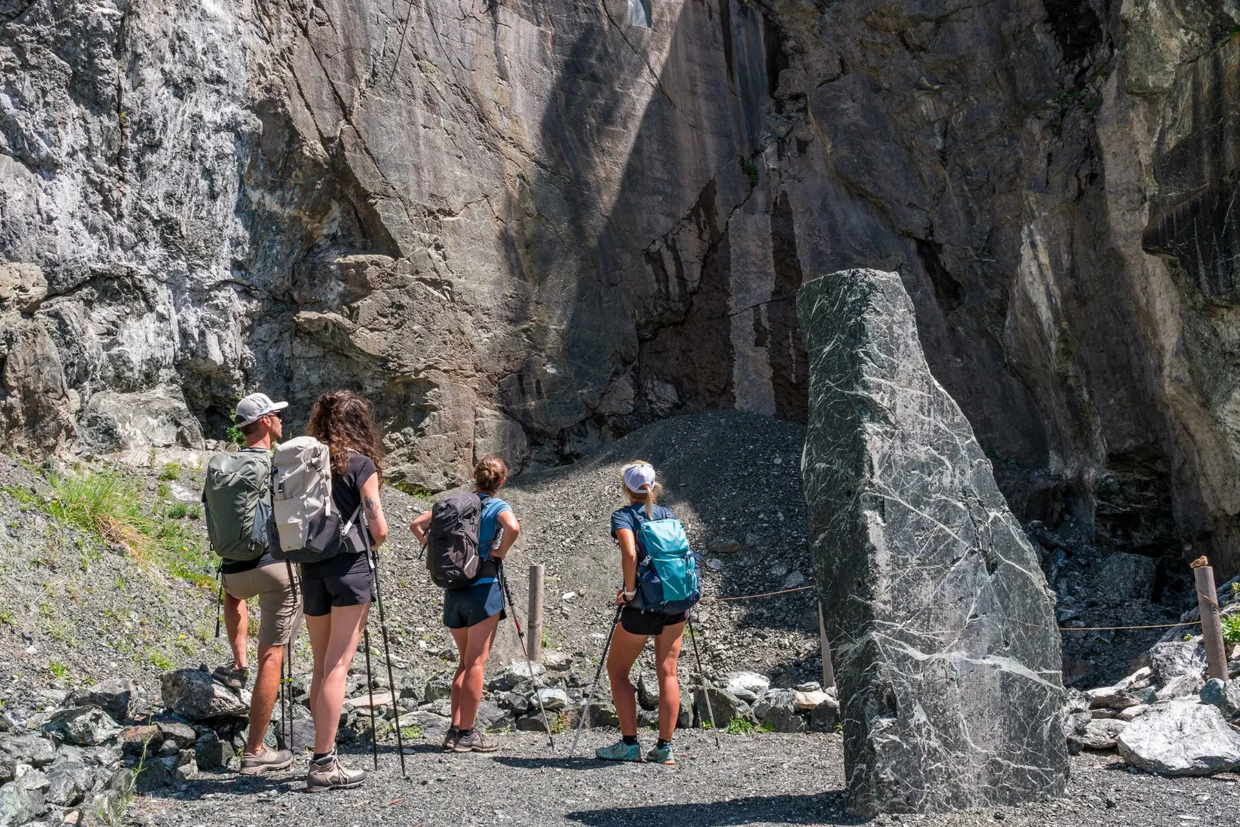 Carrière de marbre de Maurin