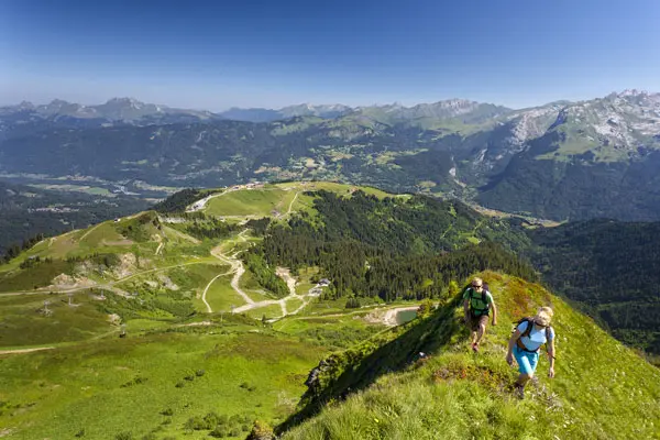 Point de vue depuis la Tête des Saix
