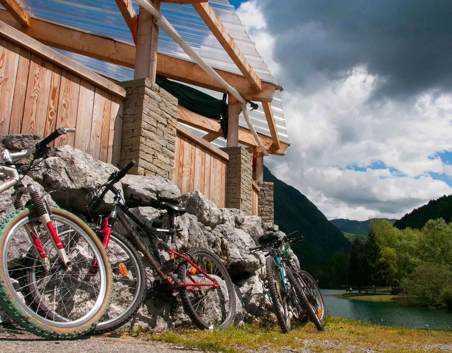 Itinéraire vtt plan eau de Marlens