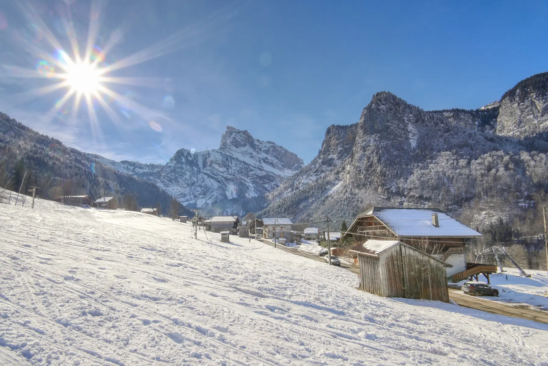Vue depuis le chalet des Coppons