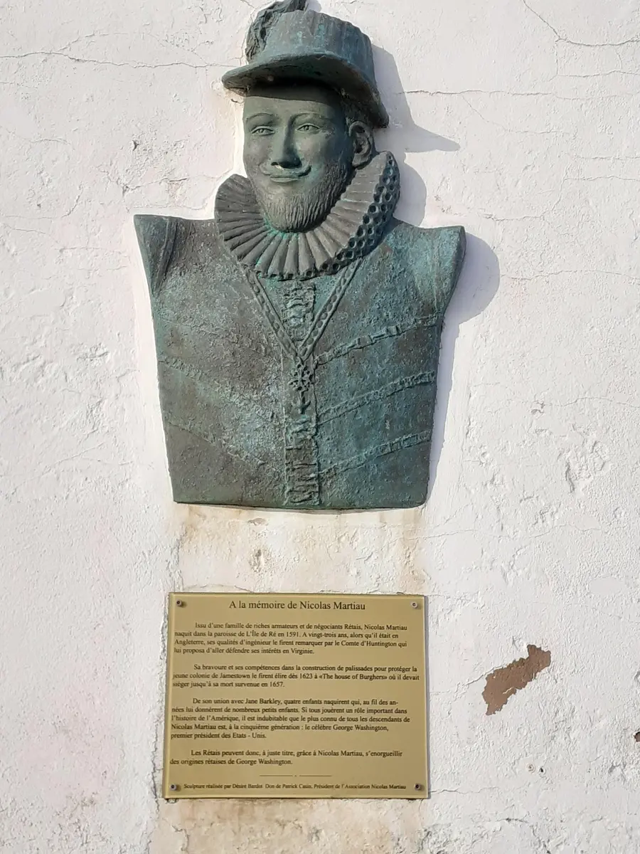 Medallón de Nicolas Martiau