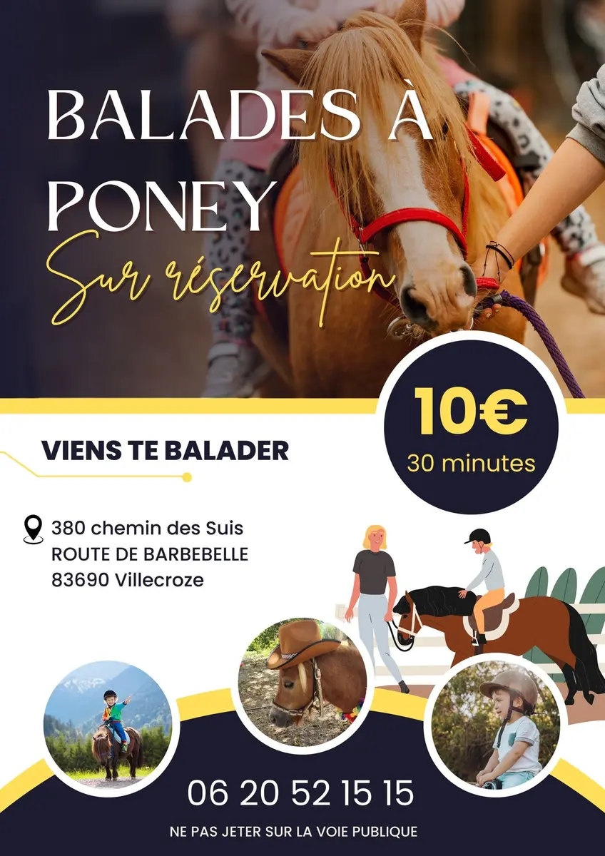 Balade Poney Var