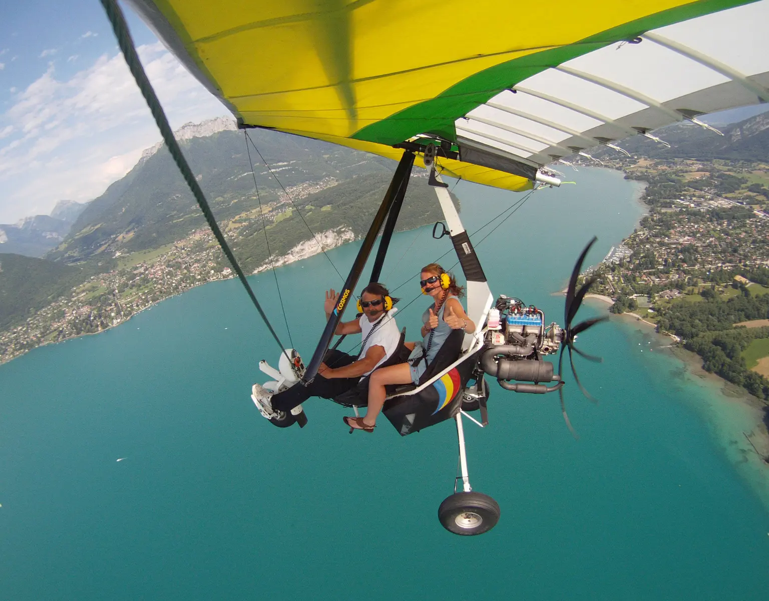 vol ULM lac d'Annecy