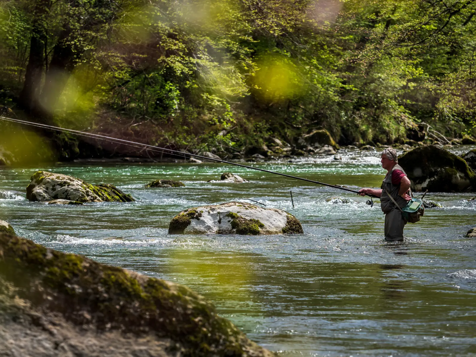 Parcours pêche : Le Chéran au vieux pont d'Alby