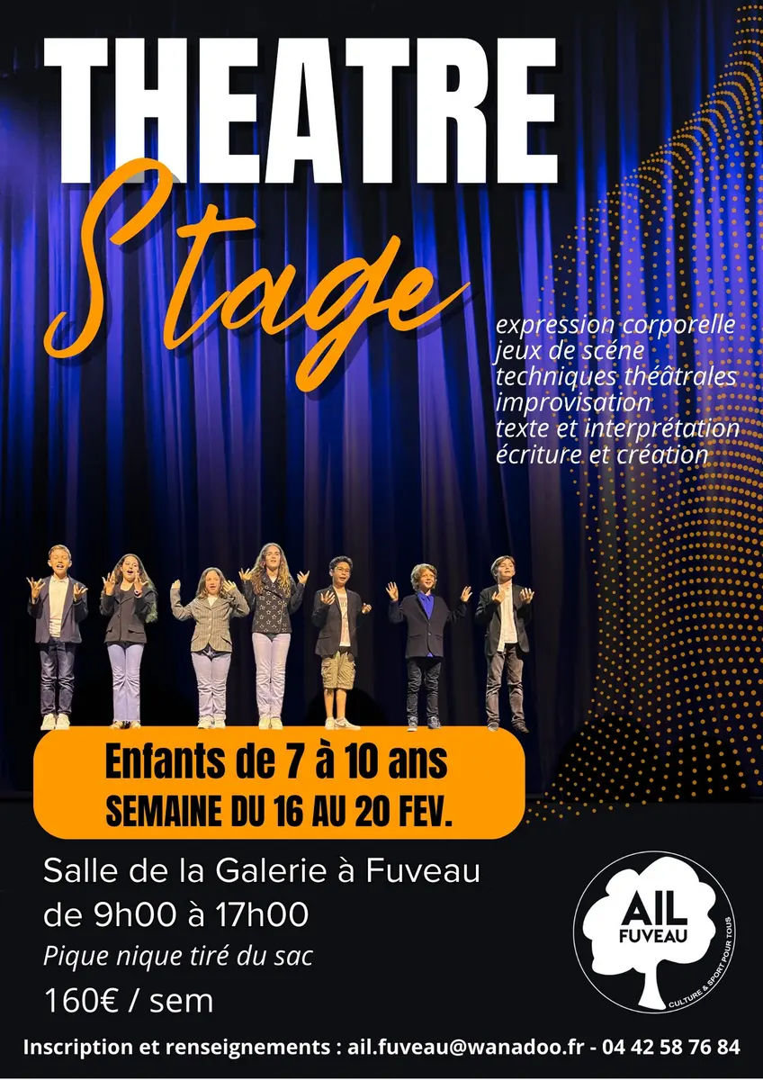 Affiche stage theatre