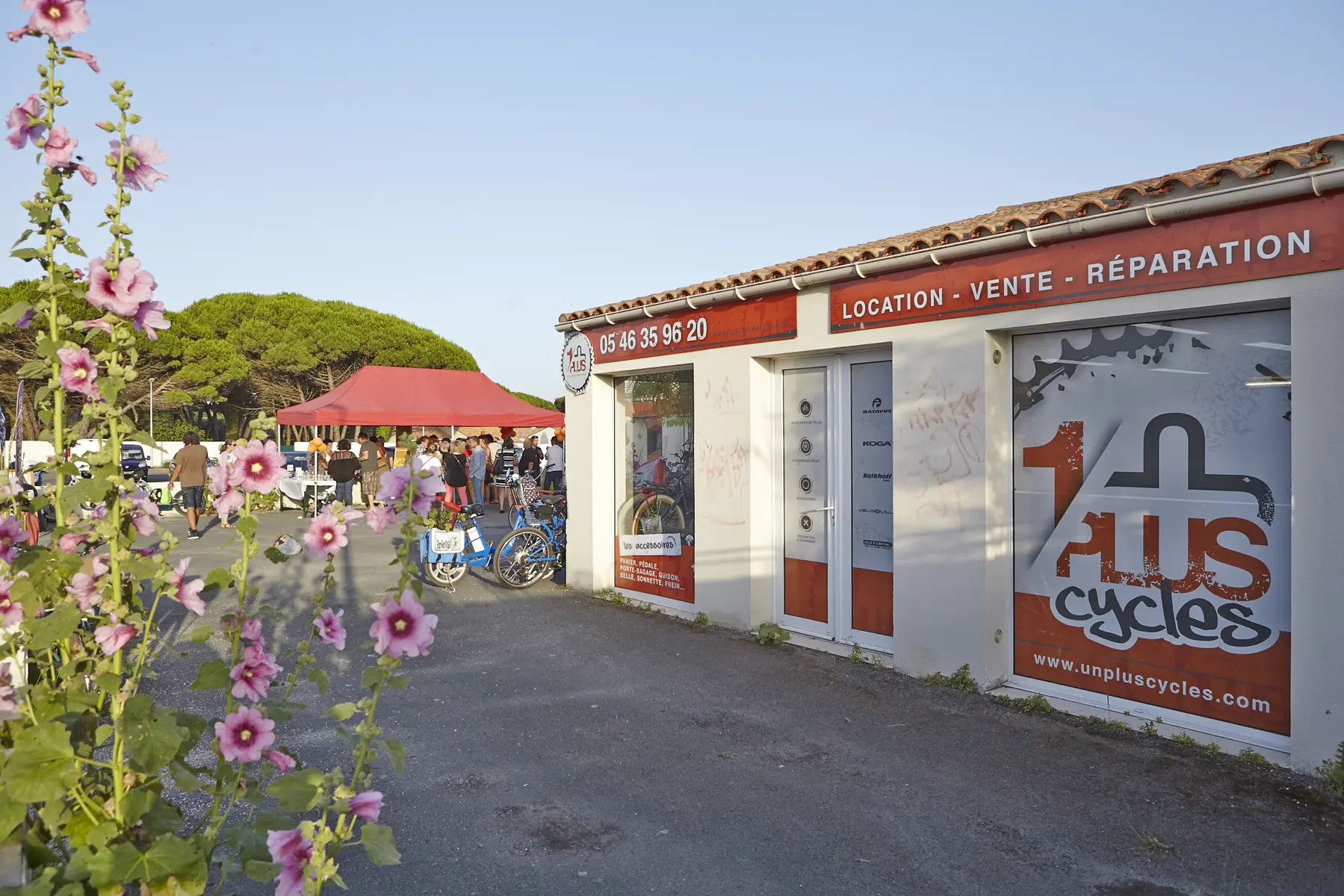 Façade de la boutique