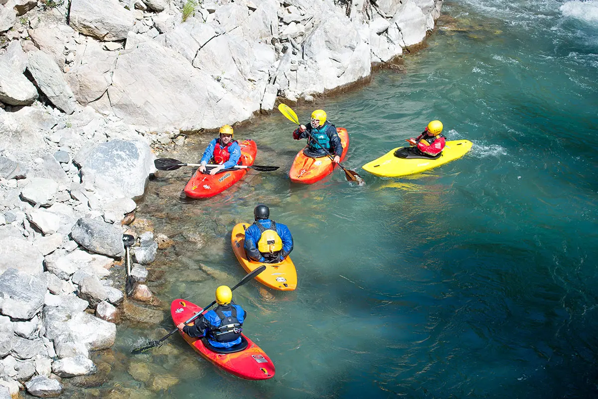 Kayak sur le Guil