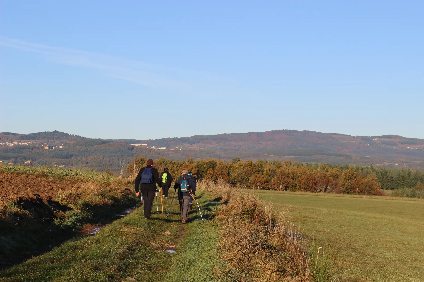 randonnée à Périgneux