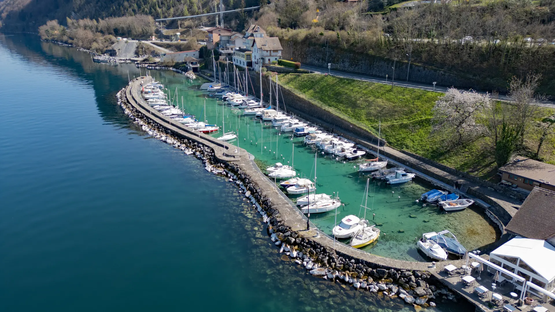 Port de plaisance Meillerie - Drone