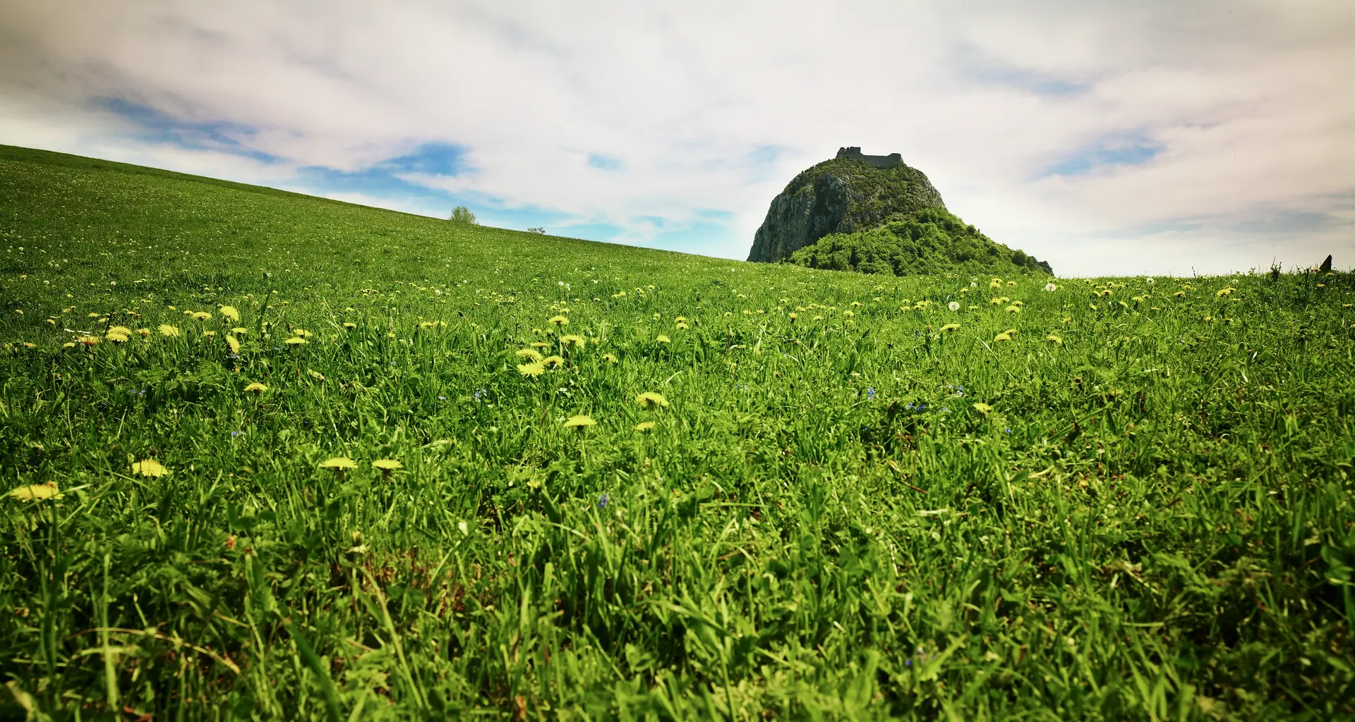 Vue du pog depuis le sentier