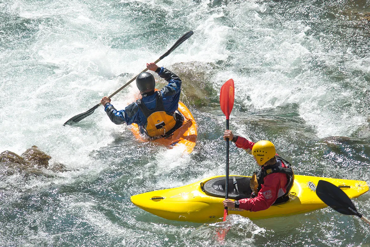 Kayak sur le Guil