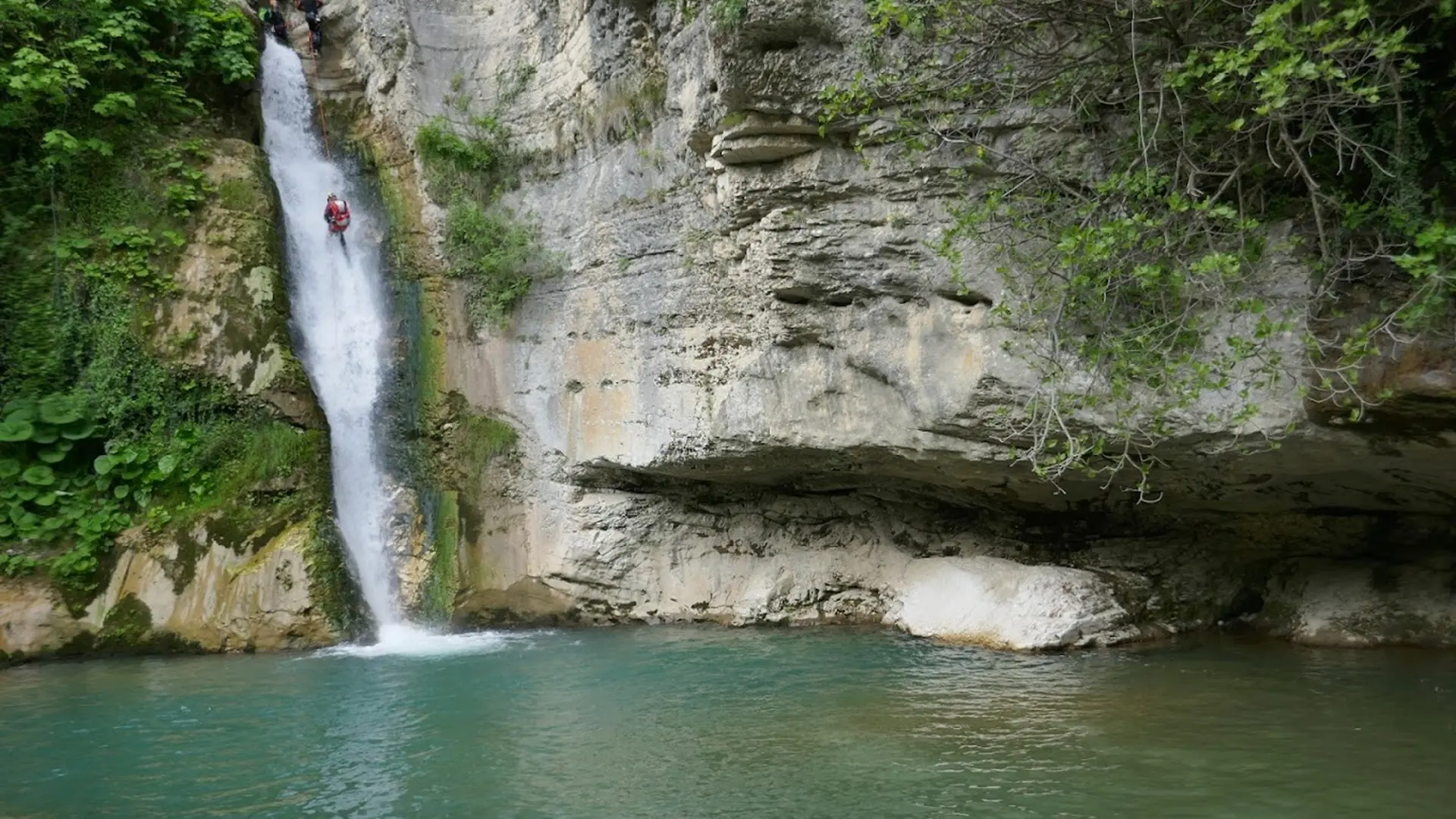 Cascade sortie loisir Canyons Expérience