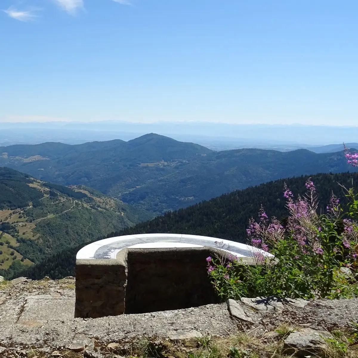 Vue sur la vallée de la Cance