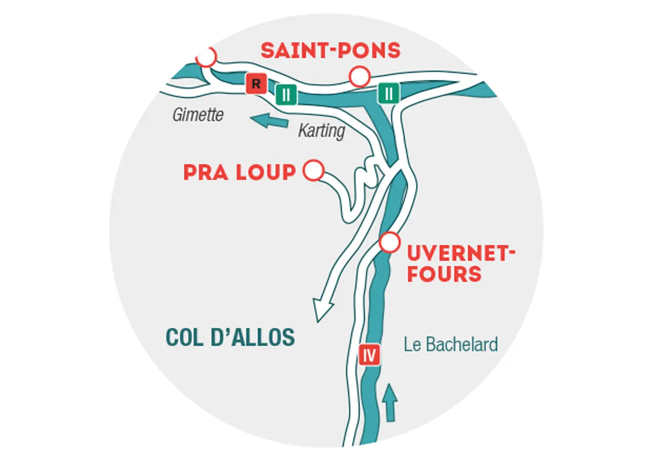 Parcours d'eau vive Le Bachelard