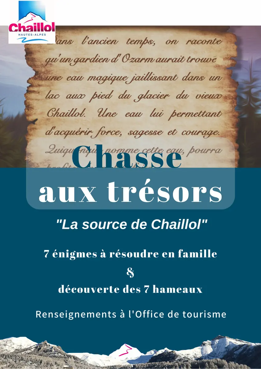 Chasse au trésor à Chaillol