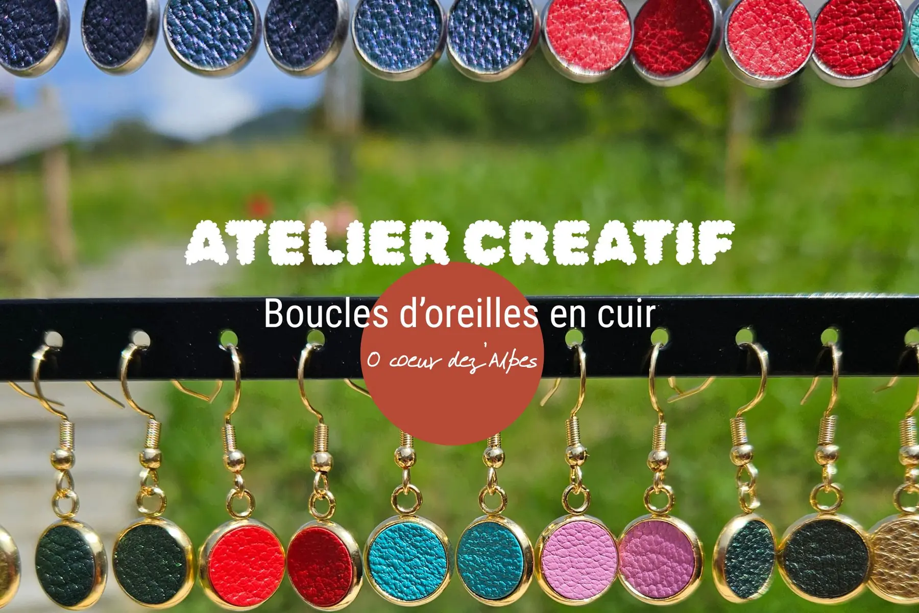 Atelier création de boucles d'oreilles en cuir_Thônes