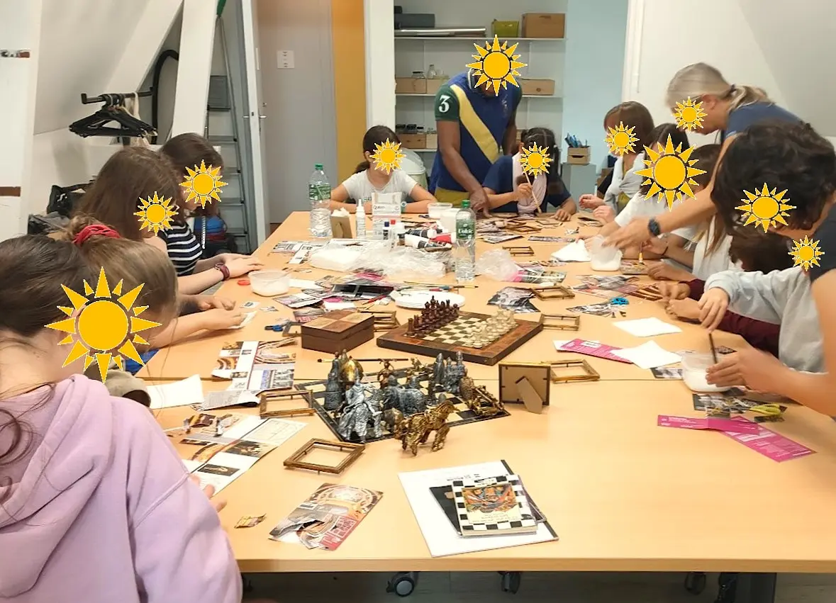 Atelier carte à gratter