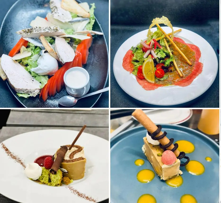 Plats du restaurant L'Entrecôte du Quai