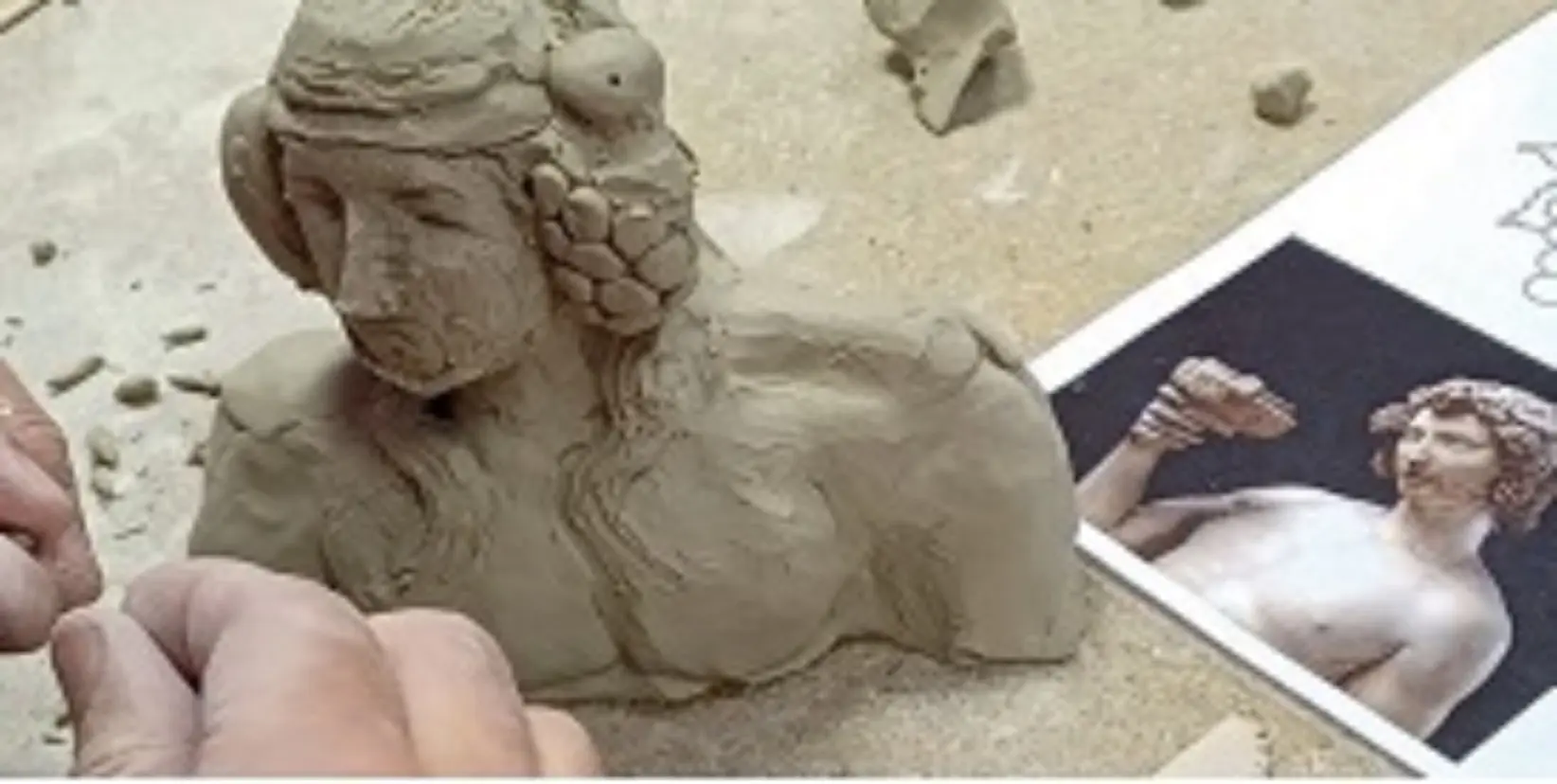 Atelier de modelage_figure de Dyonosos