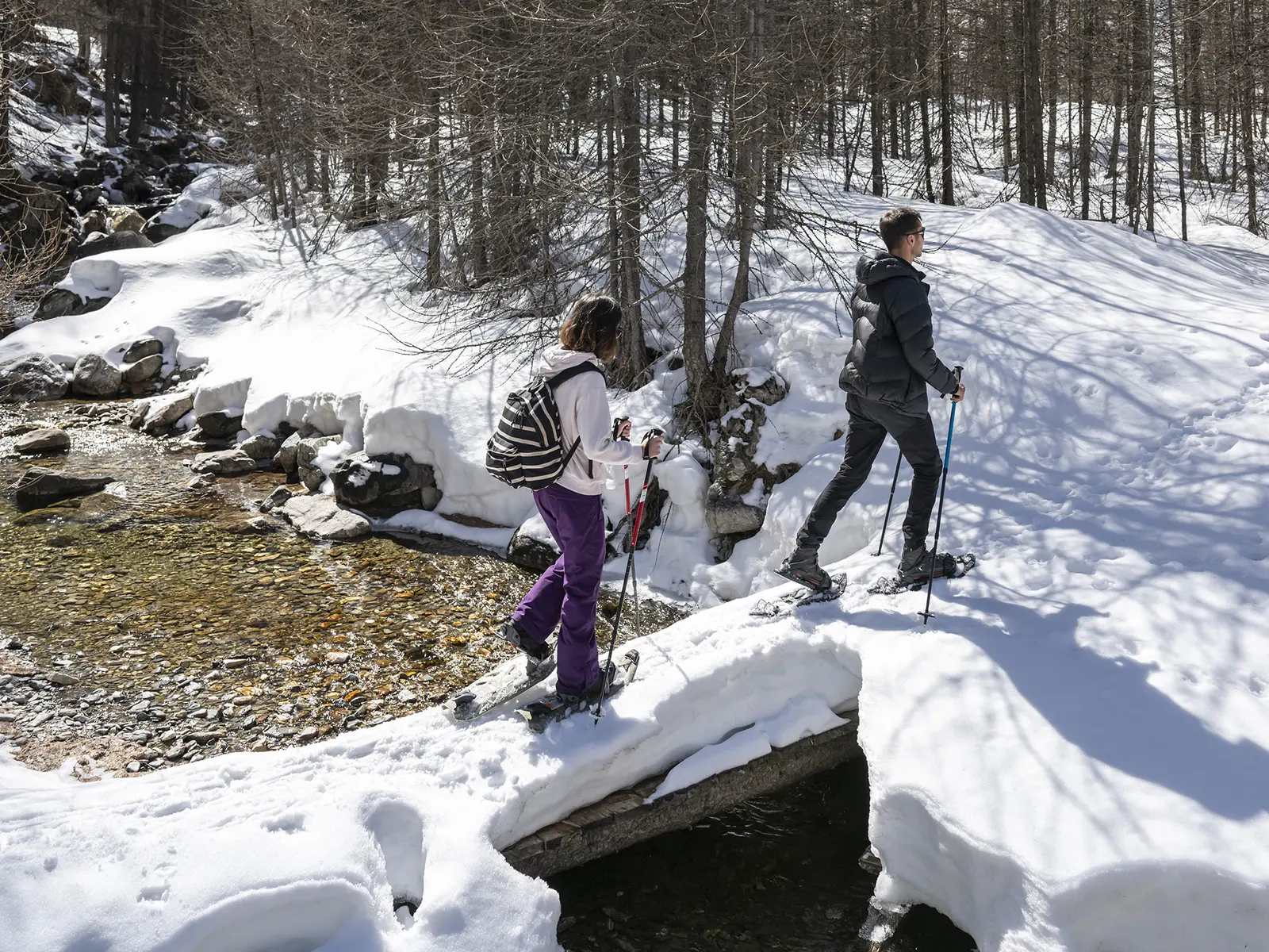 Itinéraire raquettes Tour du Passour